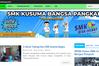 Contoh Website SMK Kusuma Bangsa
