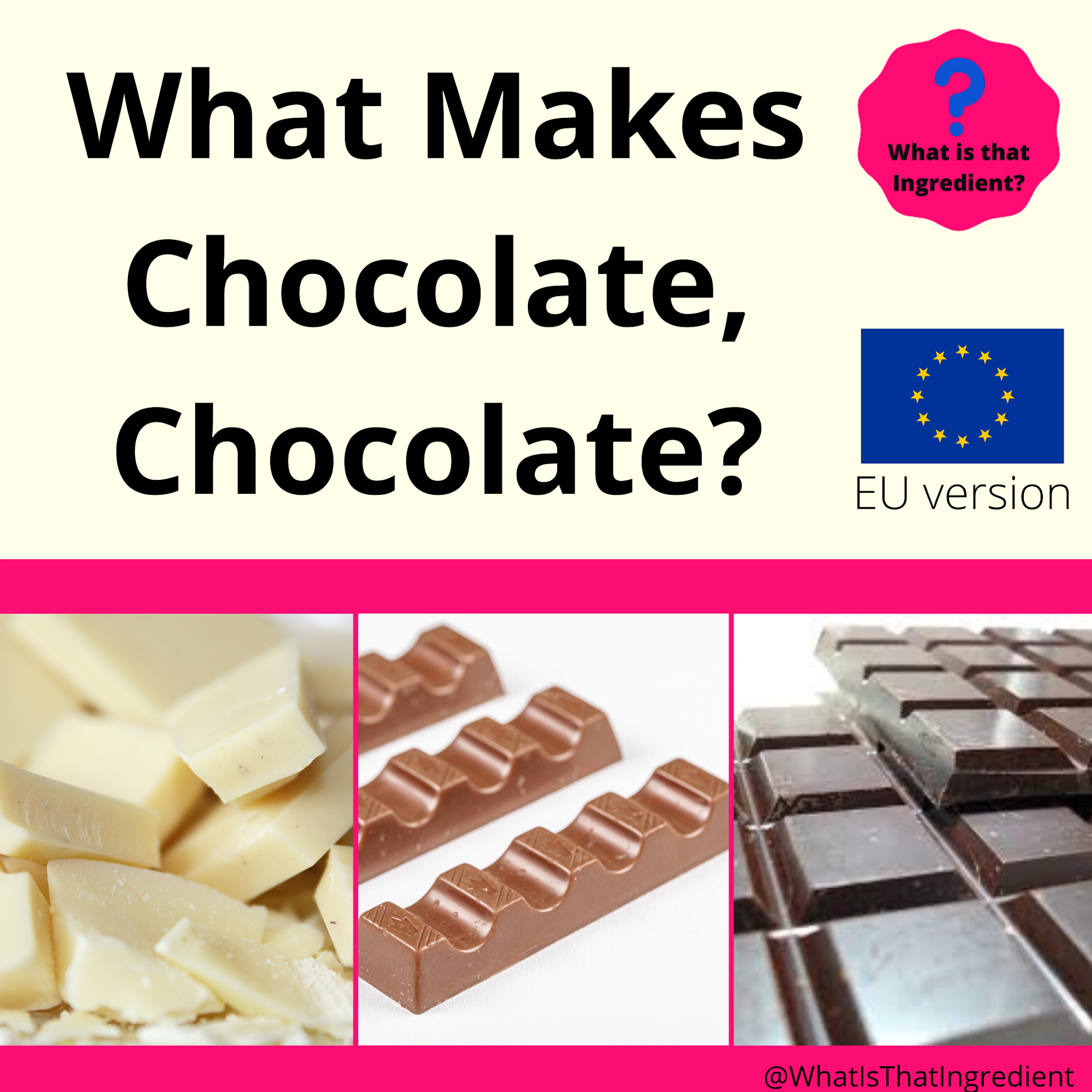 What makes Chocolate, Chocolate? What is that ingredient?