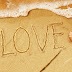 Fondo de Pantalla Dia de San Valentin Love en la playa