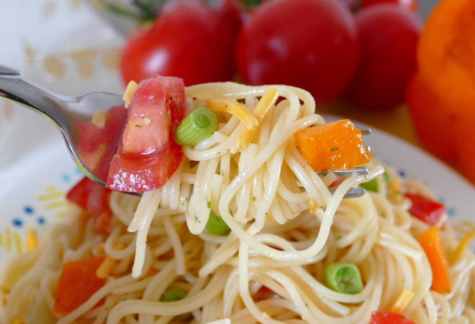 Ranch Vegetable Vermicelli Pasta Salad Recipe