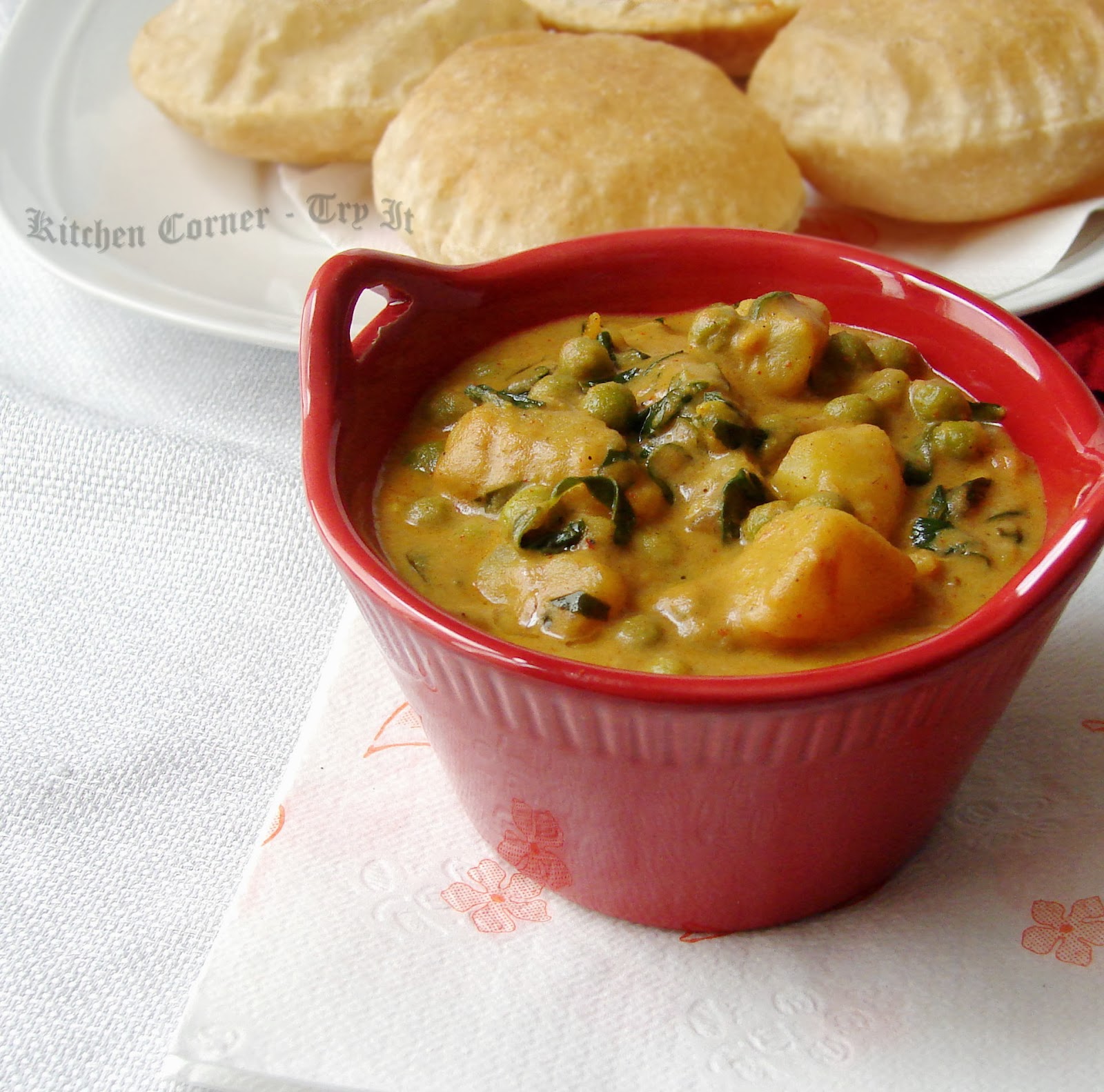 Aloo Methi Curry (Potato and Fenugreek Leaves)