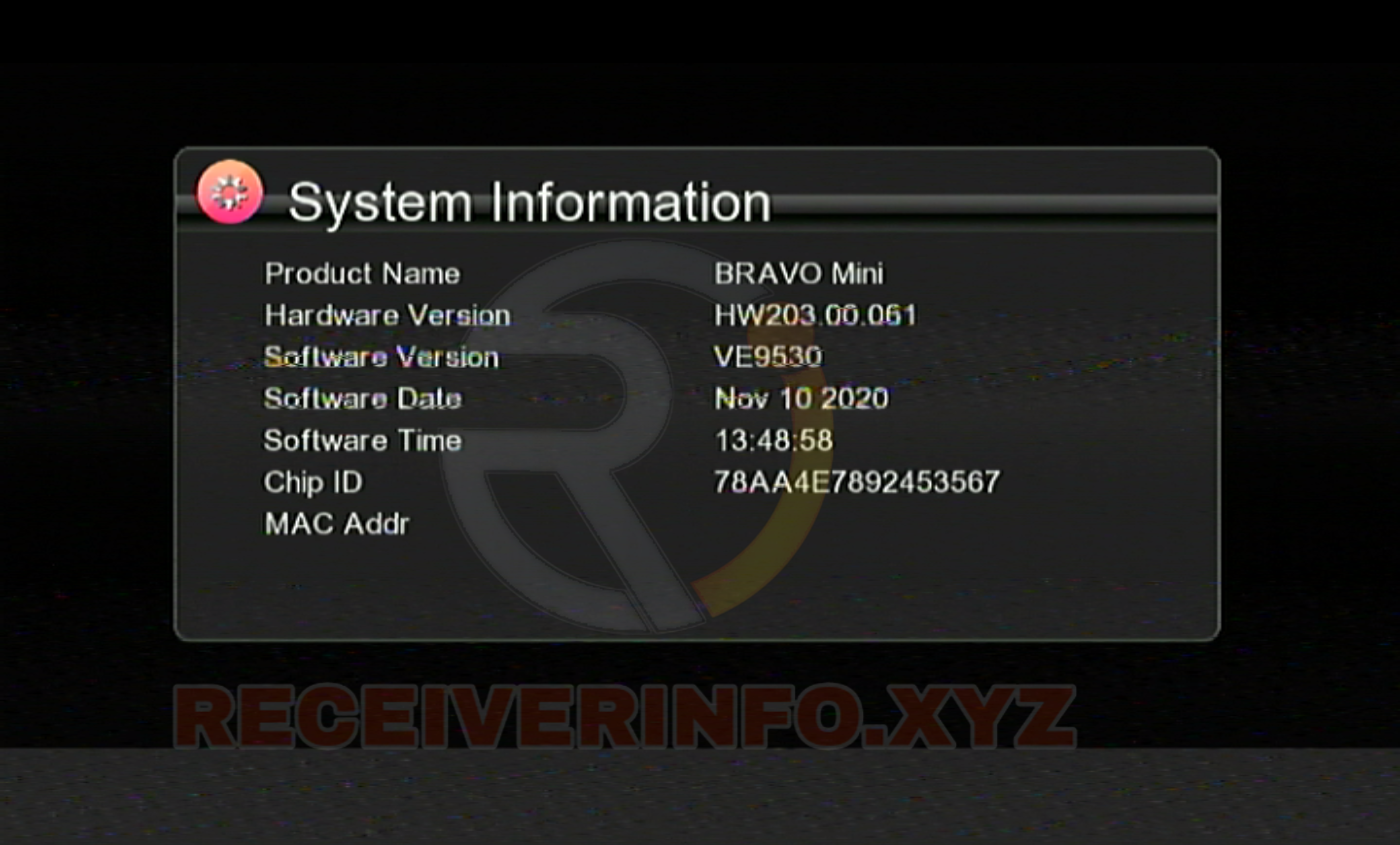 ECHOLINK BRAVO MINI HD RECEIVER GX6605S HW203.00.061 NEW SOFTWARE UPDATE