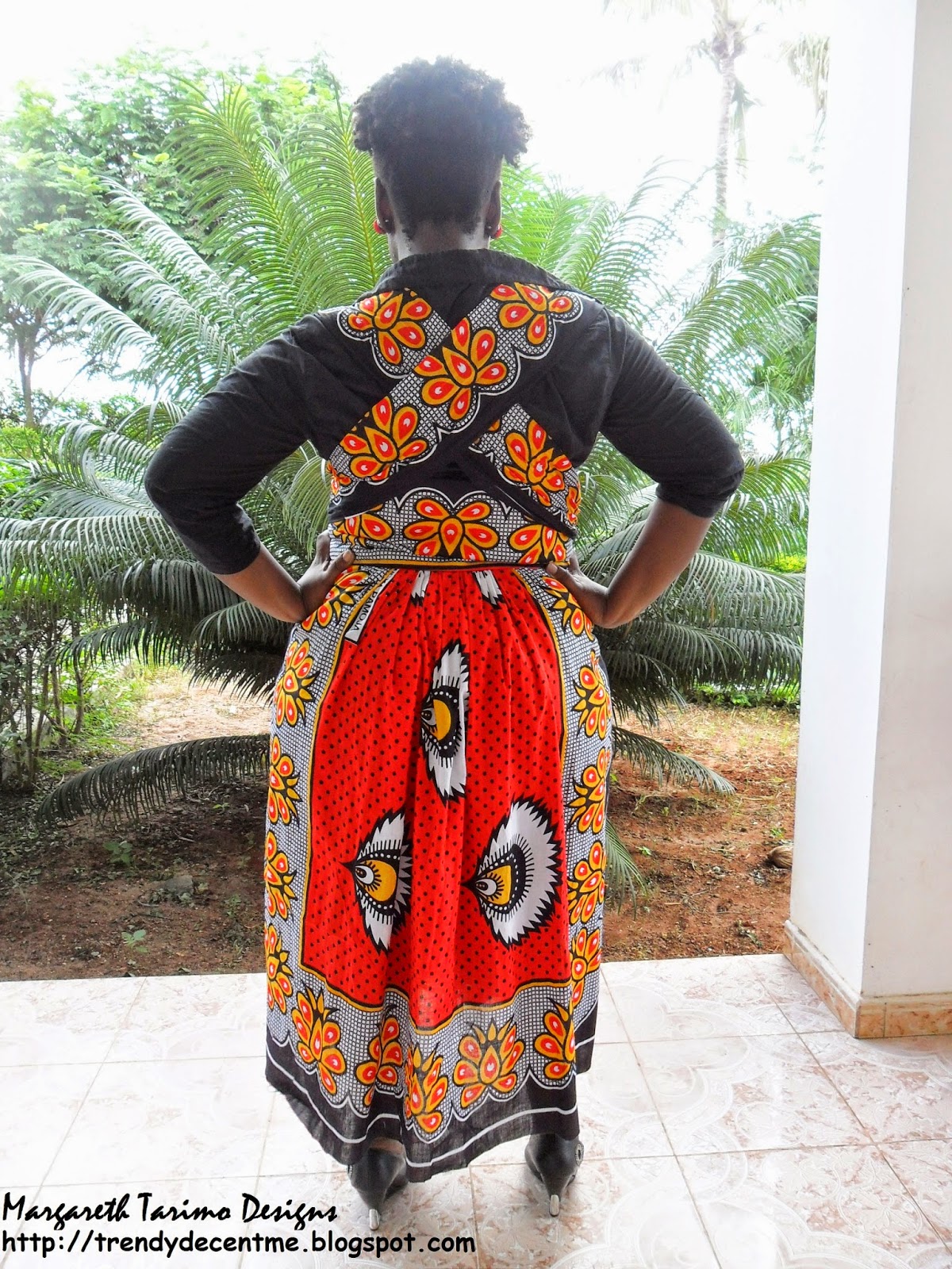 TrendyDecentMe!: Mshono 'Simple' Na Kanga