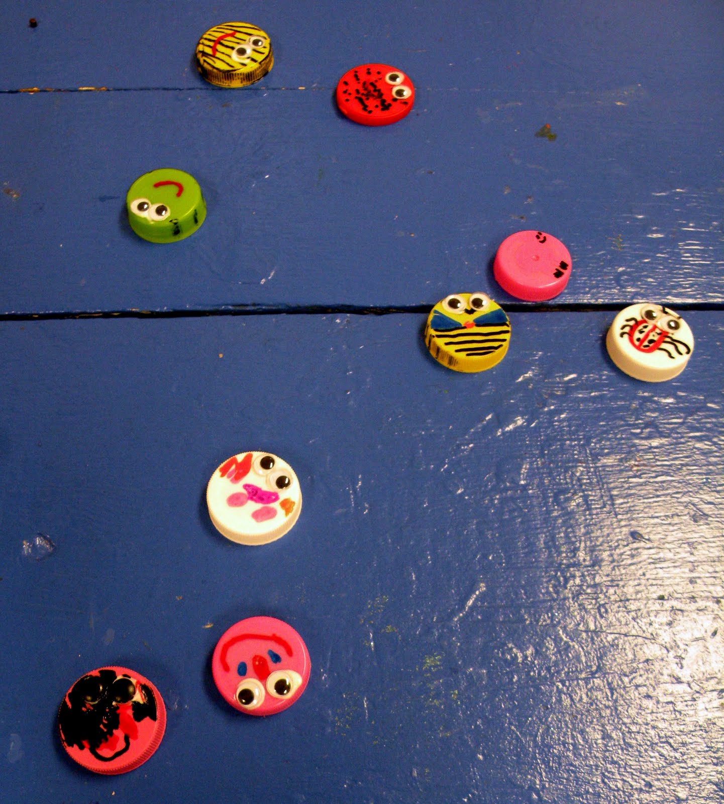 The Fantastic Five Beautiful Bottlecap Bugs