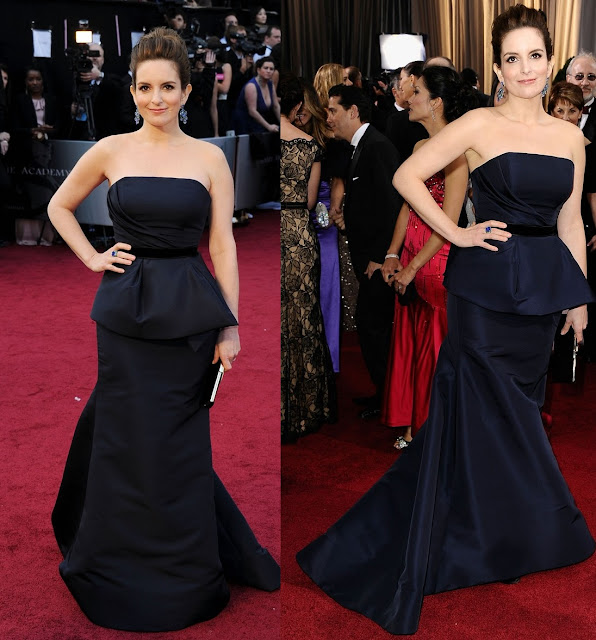 ScarletStiletto: Tina Fey In Carolina Herrera - 2012 Oscars