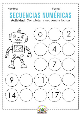 fichas-trabajar-secuencias-numericas