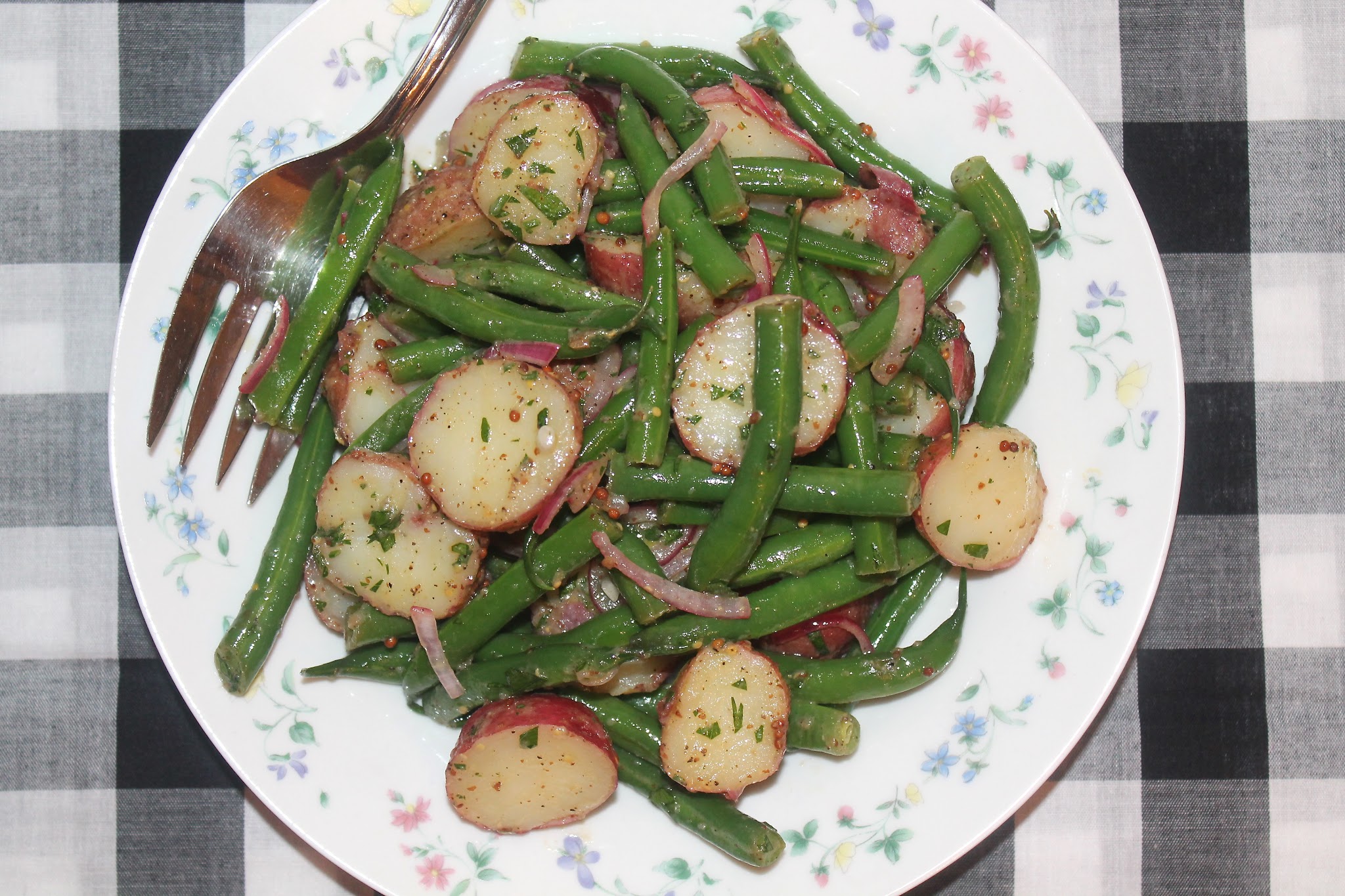 Savory Moments Green bean and red potato salad