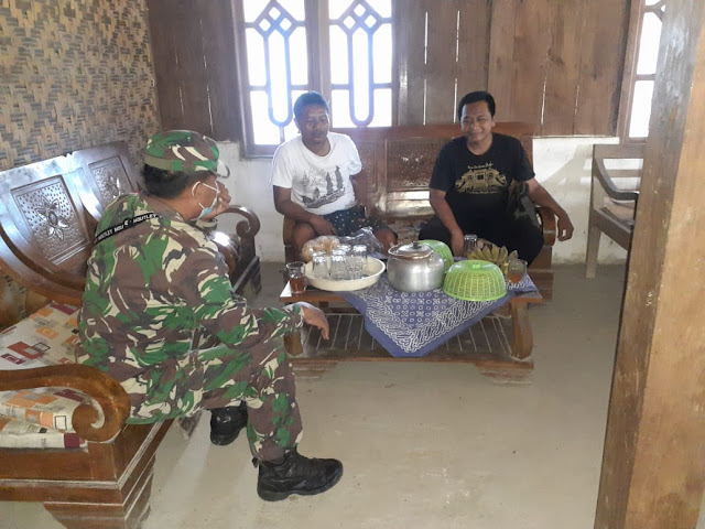Babinsa Gesi Komunikasi Bersama Warga Binaan