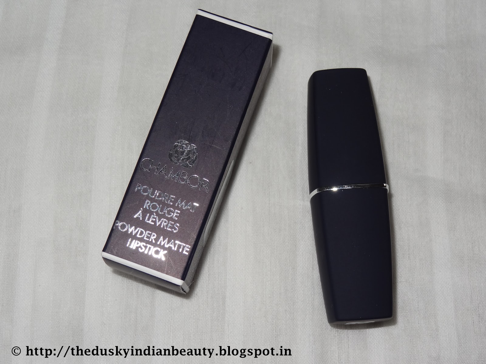 Chambor Powder Matte Lipstick Brique Rose Review The