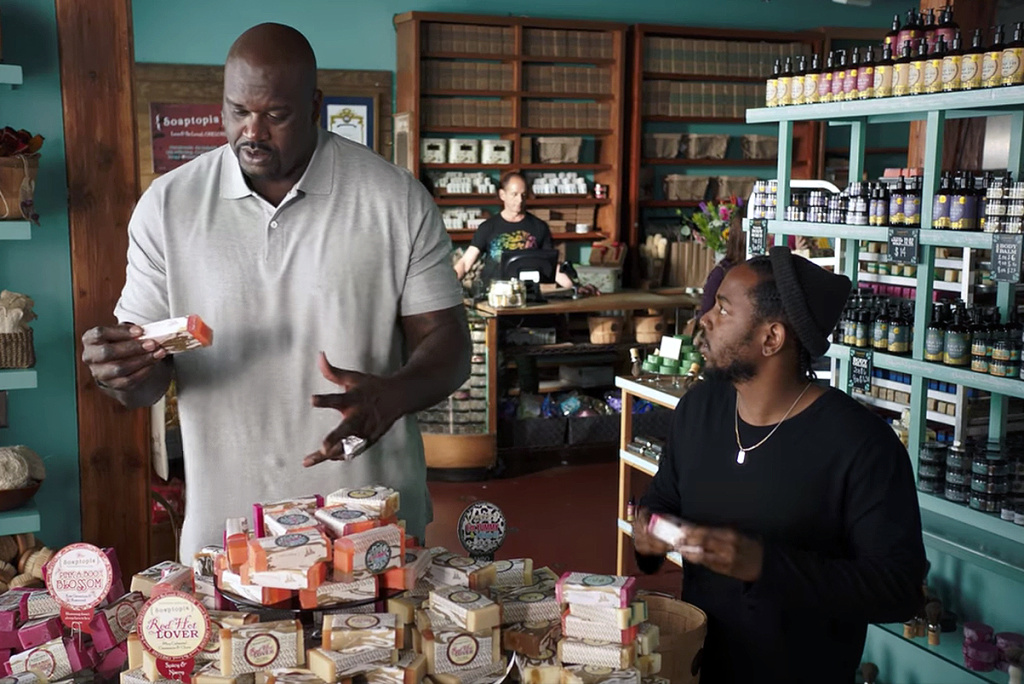 Shaquille O'Neal and Kendrick Lamar go shopping in these three new