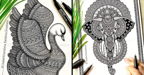 Intricate and Creative Mandala Designs | Mandala design art, Doodle art  designs, Mandala art therapy