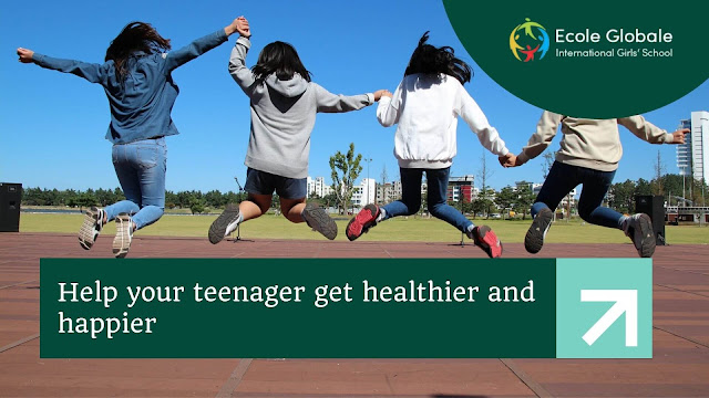 how to keep teenagers healthy and happy