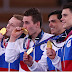 Los gimnastas rusos ganan el oro en la competencia por equipos en los Juegos Olímpicos de Tokio 2020.