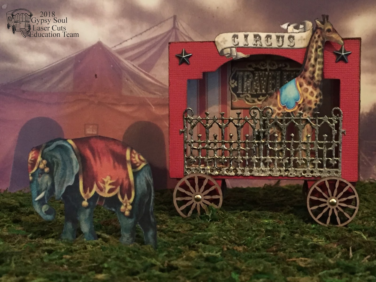 GSL Cuts Giraffe's Gilly (aka circus wagon)