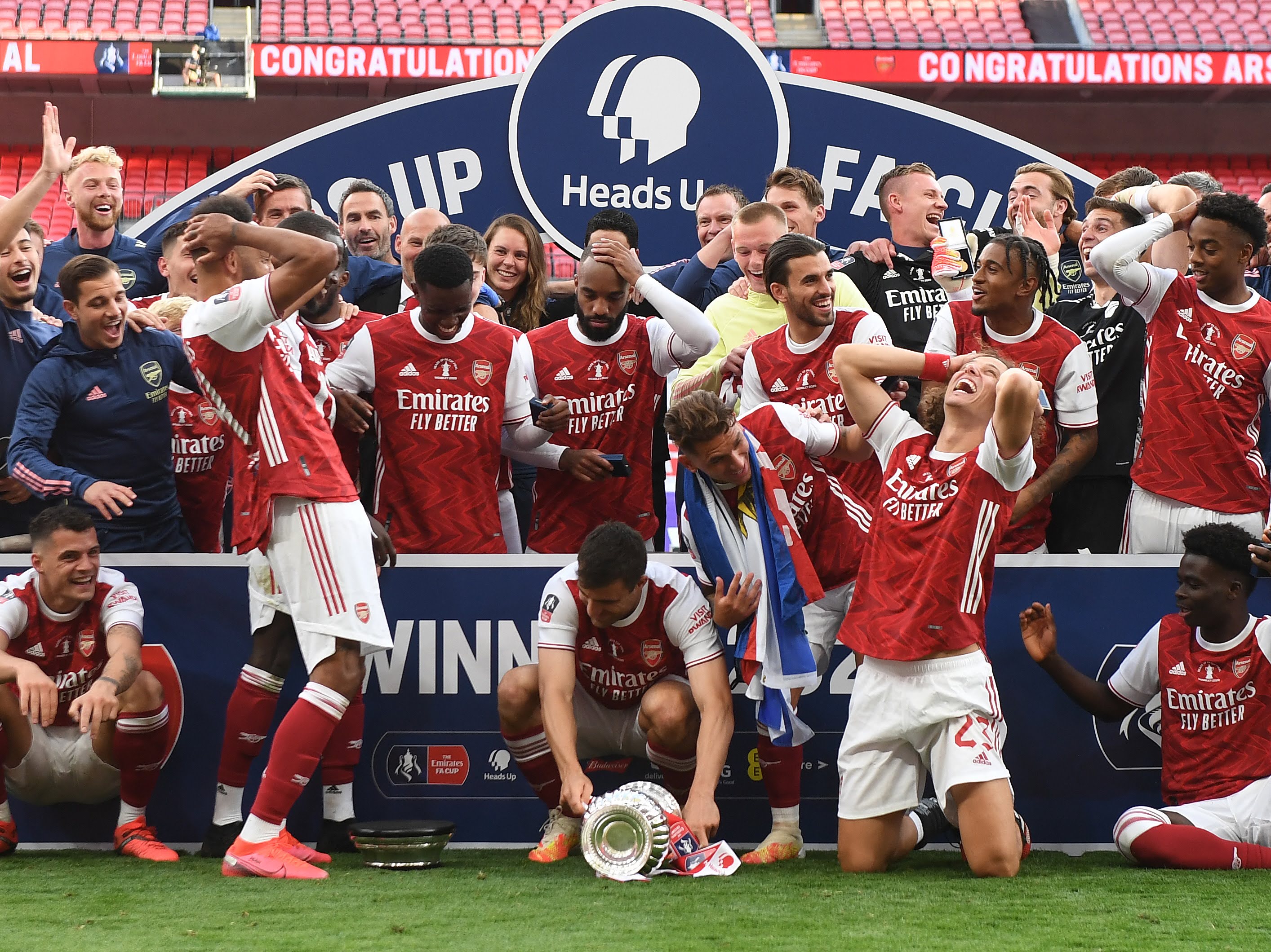 overyourhead Arsenal FA Cup Final 2020 Champions for a record