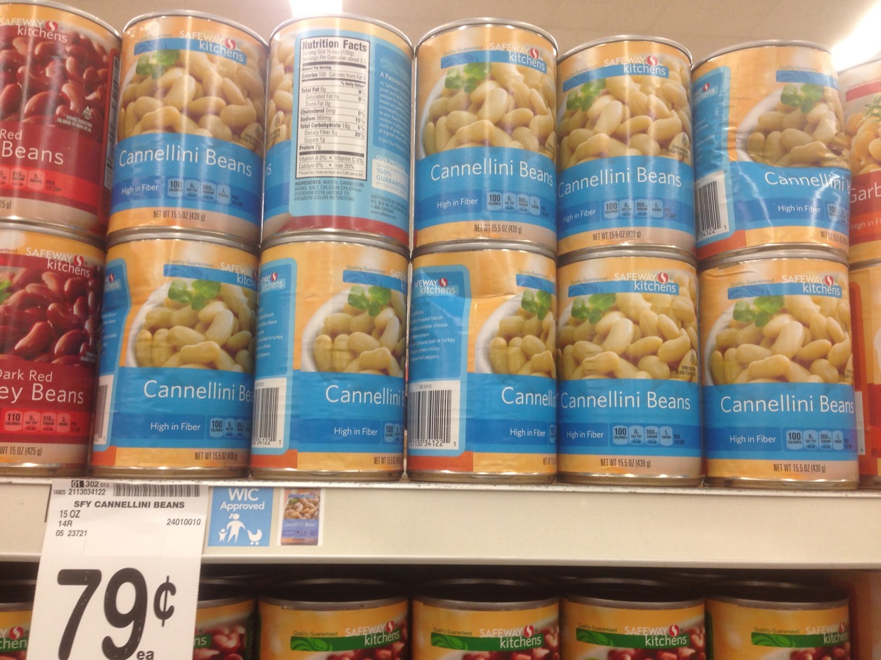 Healthy Grocery Cannellini Beans, Safeway Kitchens Safeway