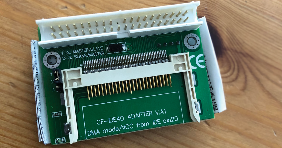 The 5 MPC 2000xl CF Card Reader