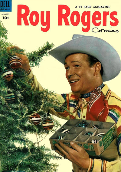 Roy Rogers Christmas comics covers