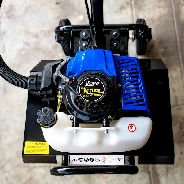 รถพรวนดินยกร่องเดินตาม