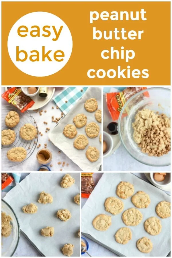 easy bake peanut butter chip cookies