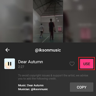 use music as background video in inshot