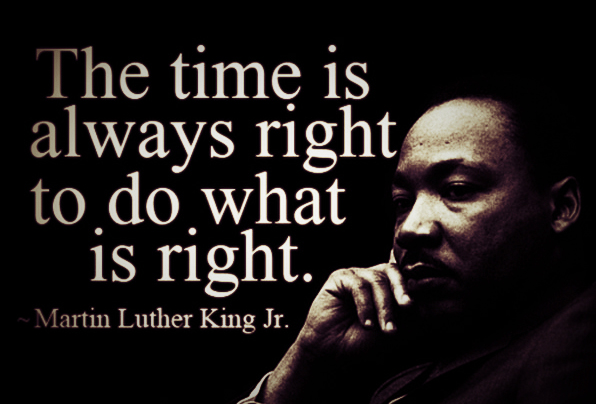 Insights and Sounds: MLK: The Right Time