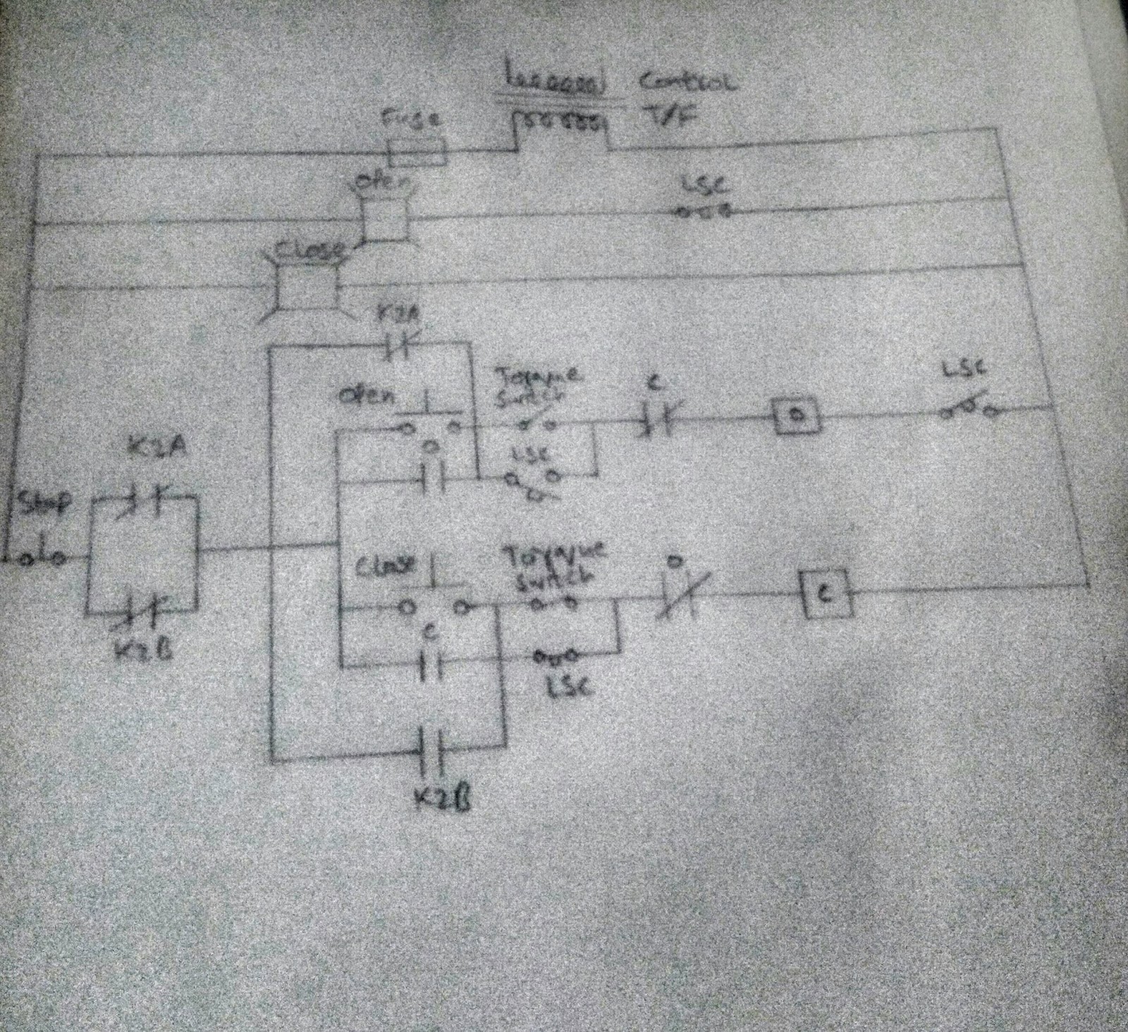 Circuit Diagram OF Motor Operated Valve