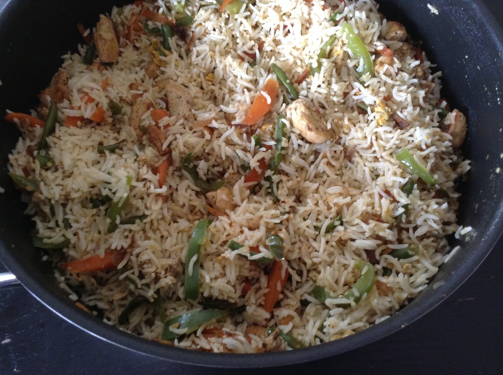 Cooking With Swapna IndoChinese Chicken Fried rice (Without Soy sauce)
