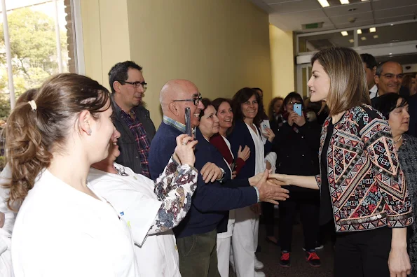 Queen Letizia of Spain attends the commemoration of the 50th anniversary of the College of 'Nino Jesus' University Children's Hospital 