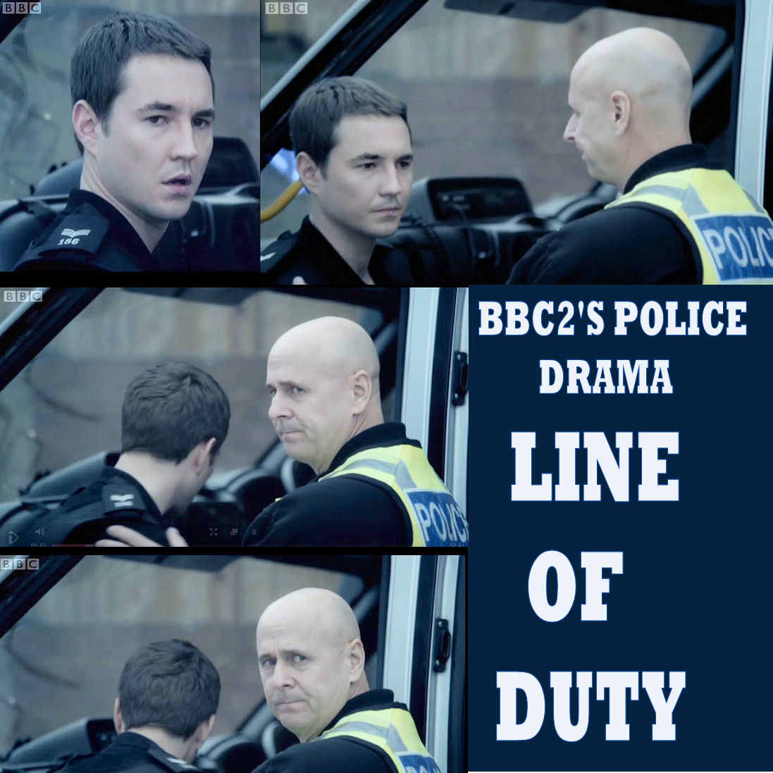 THE COMEDY WORLD OF JIMMY RIDDLE: BBC2'S LINE OF DUTY 26.6.2012