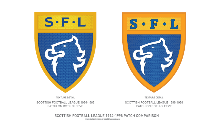 Football teams shirt and kits fan Scottish Football League 19961998