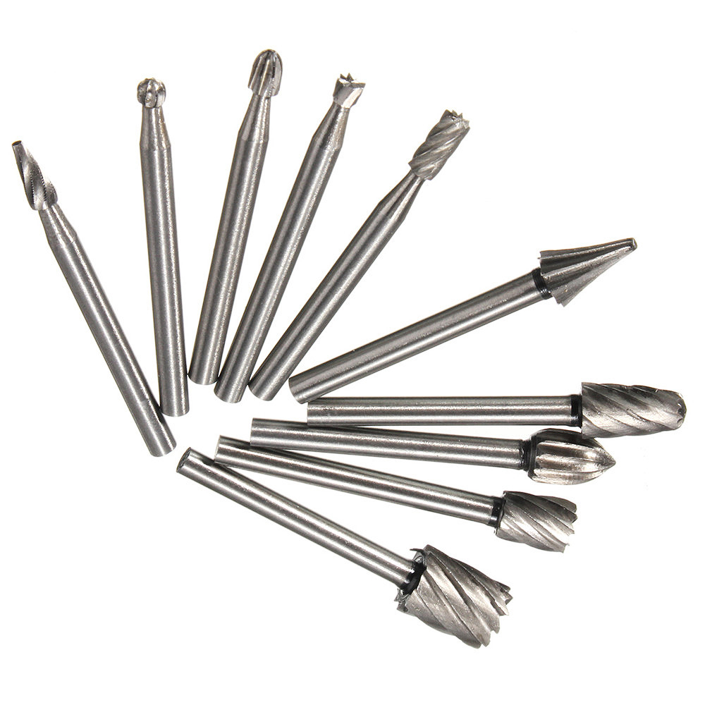 Burr Bit High Speed Wood Carving Rasp Router Set Hown store