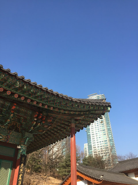 bongeunsa, seoul, korea