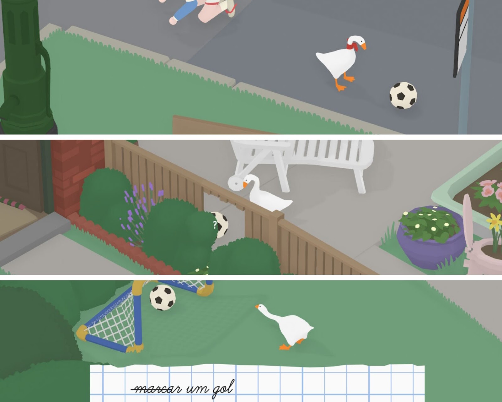 Untitled Goose Game (o jogo do ganso) - Até o fim 