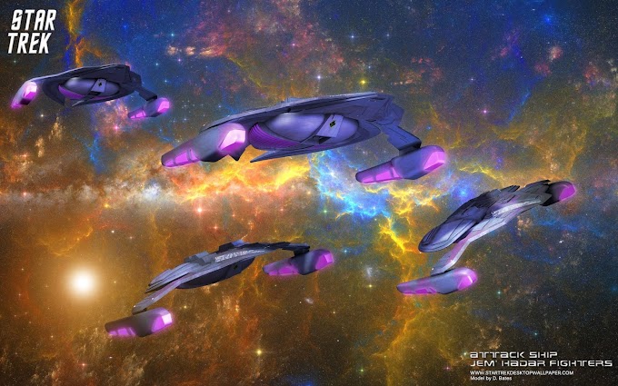Star Trek Attack Ship Jem'Hadar Fighters Wallpaper