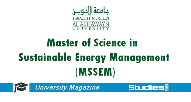 Master of Science in Sustainable Energy Management (MSSEM)