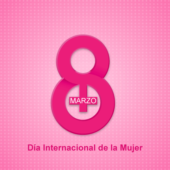 Simple 8 Marzo Día Internacional de la Mujer