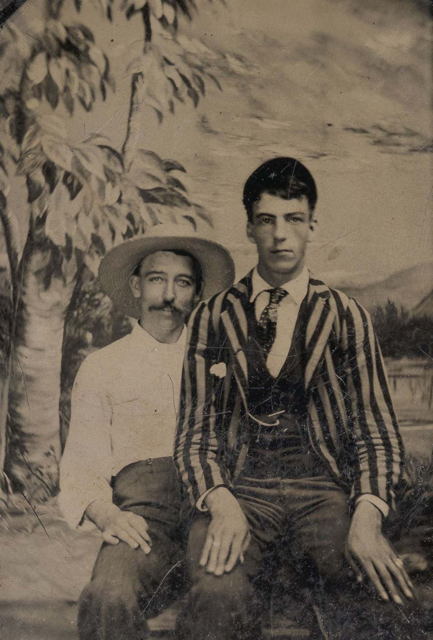 Rare photographs of men embracing intimately in Victorian times  1850 1890 - 26