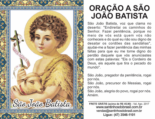 24 de Junho - Festa Tradicional de São João Batista