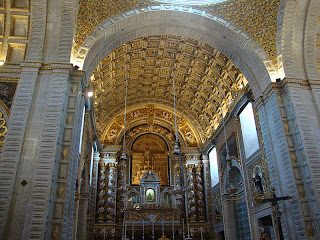 Sitio da Nazare Church ceiling - Leiria