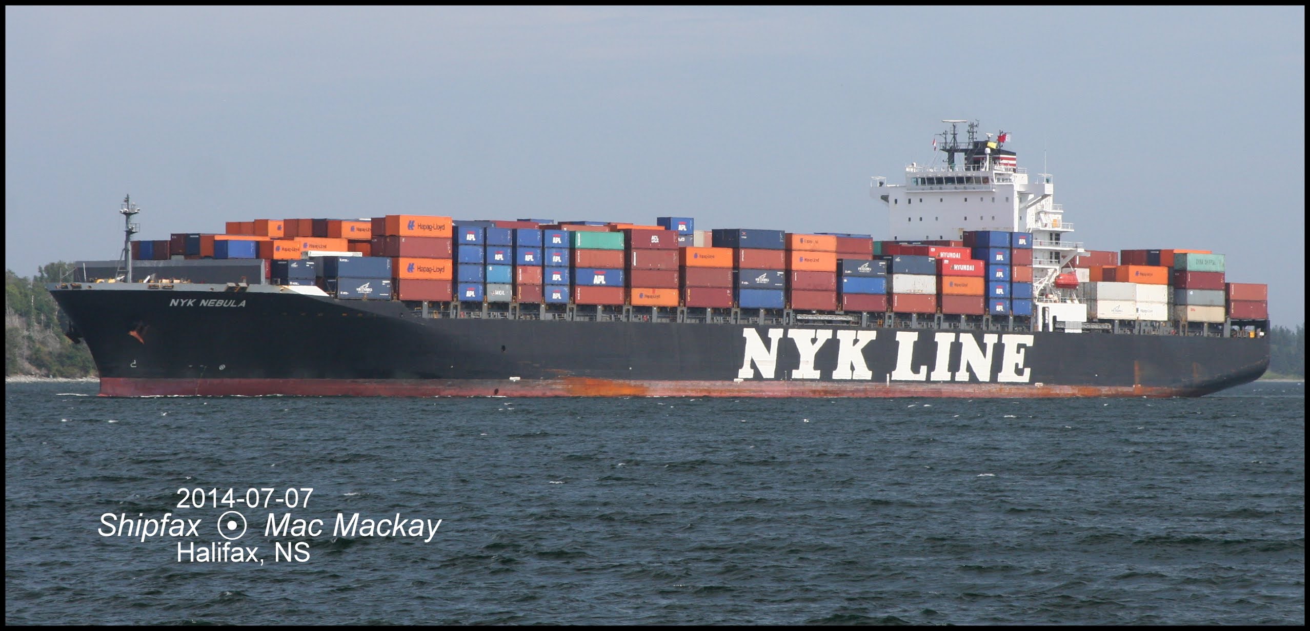 Shipfax: NYK Nebula - back again
