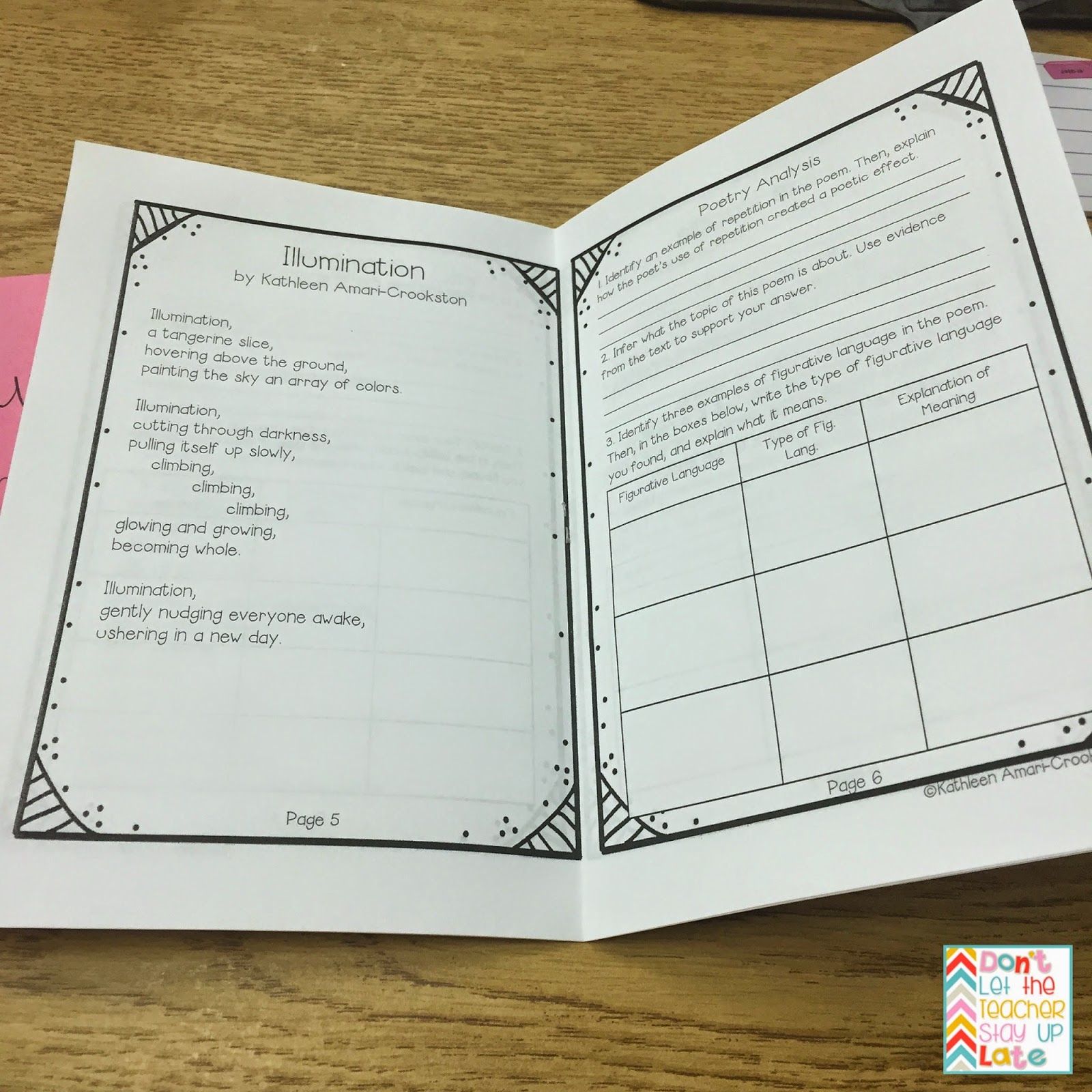 Using Poetry To Teach Figurative Language Adventures In Literacy Land