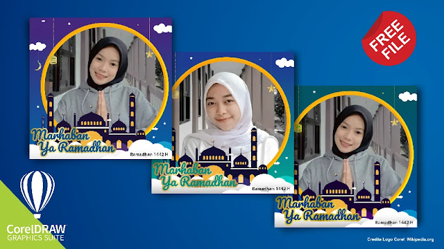 Free File : Download Kumpulan Twibbon Ramadhan Coreldraw Dan Illustrator