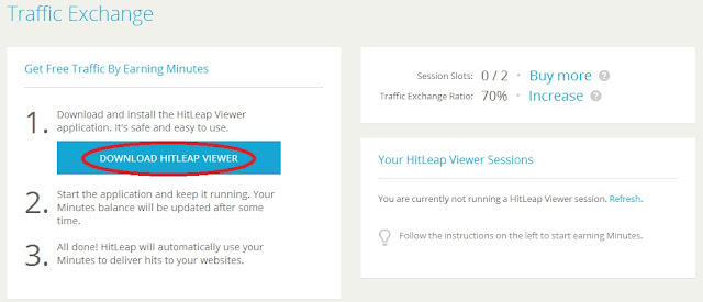 Cara Paling Cepat untuk Meningkatkan Traffic Website / Blog Visitor, dan Rangking melalui Traffic Exchange Hitleap