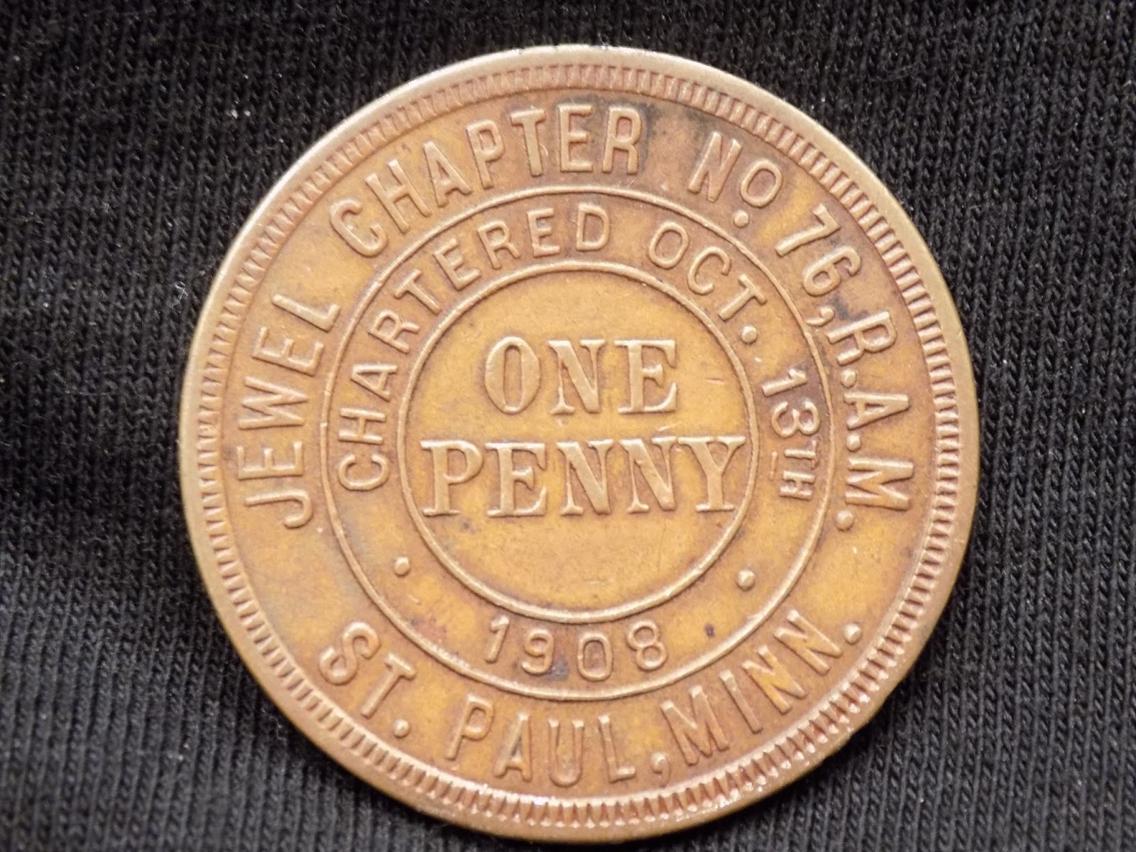 All Things Masonic The Chapter Penny and Book of Marks