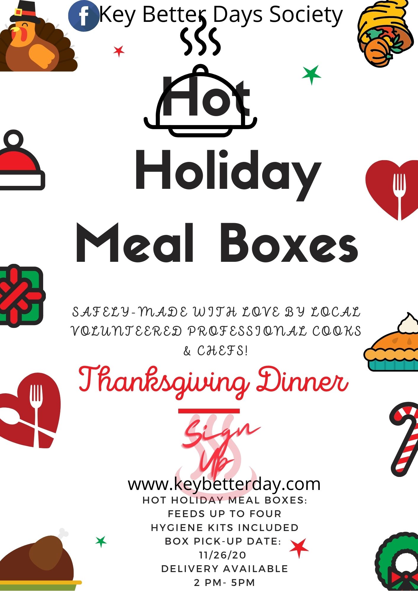 HOT HOLIDAY MEAL BOXES