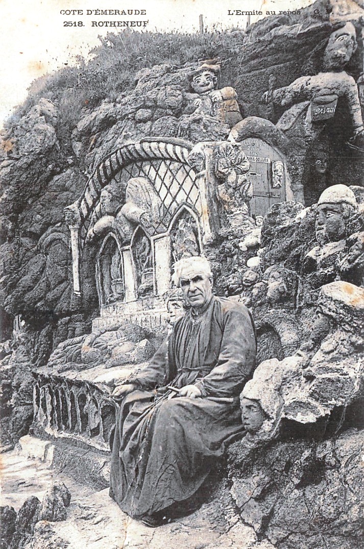 "S" obéit et "R" agit Rochers sculptés de Rothéneuf