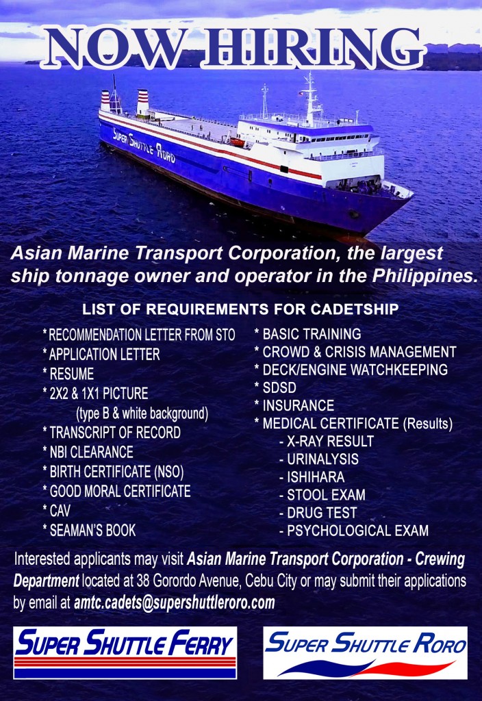 Now Hiring Male & Female Cadetship OfficiaI Info Seaman Jobsite 2023