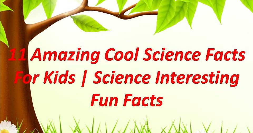 11 Amazing Cool Science Facts For Kids Science Interesting Fun FactsUniversal Links Latest