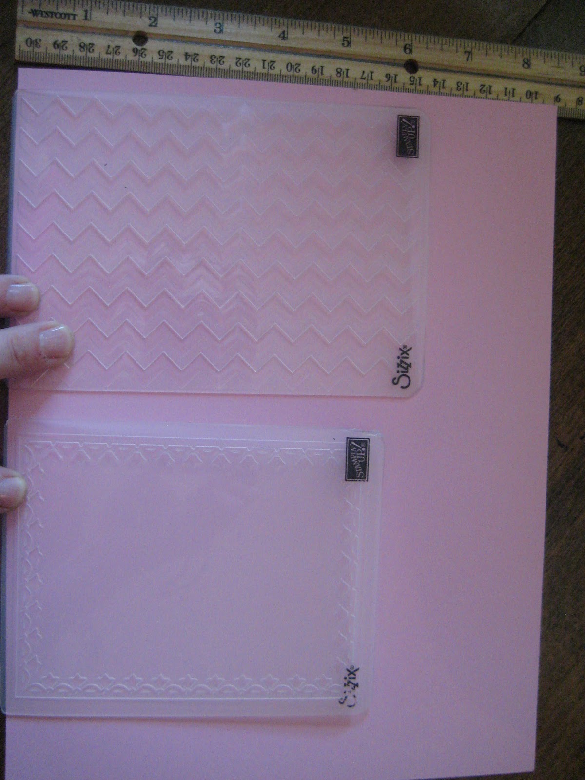 Stamp With Stef and Julie New sizes for the embossing folders